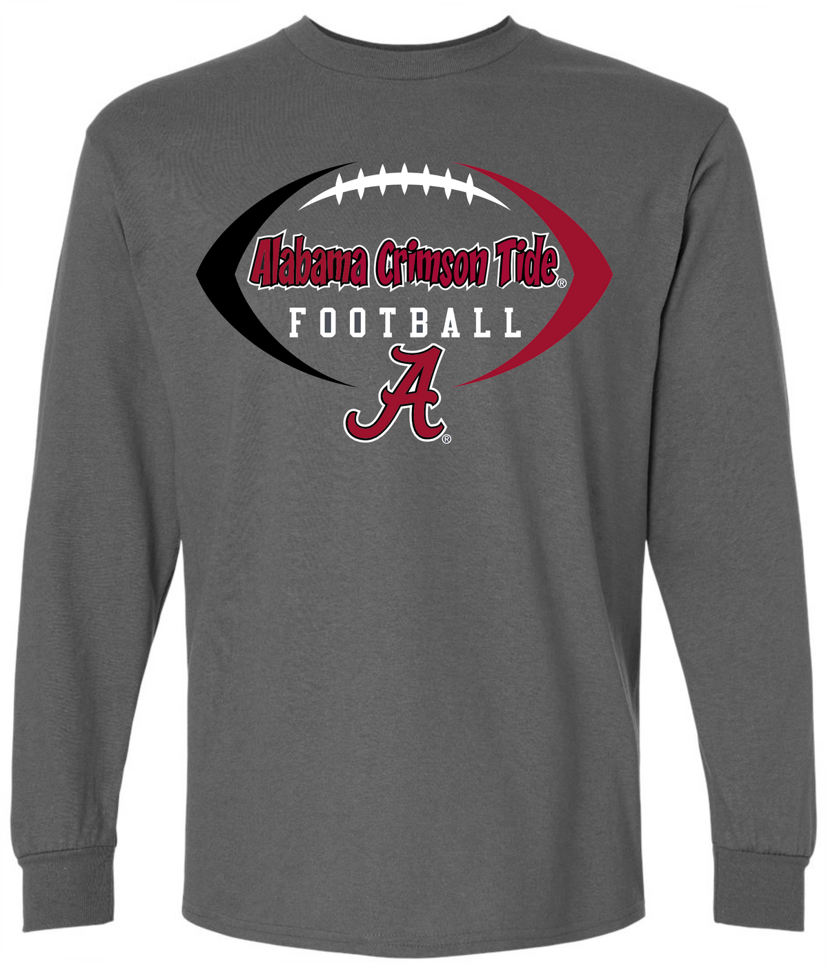 ALABANA CRIMSON TIDE FOOTBALL LONG SLEEVE T-SHIRT
