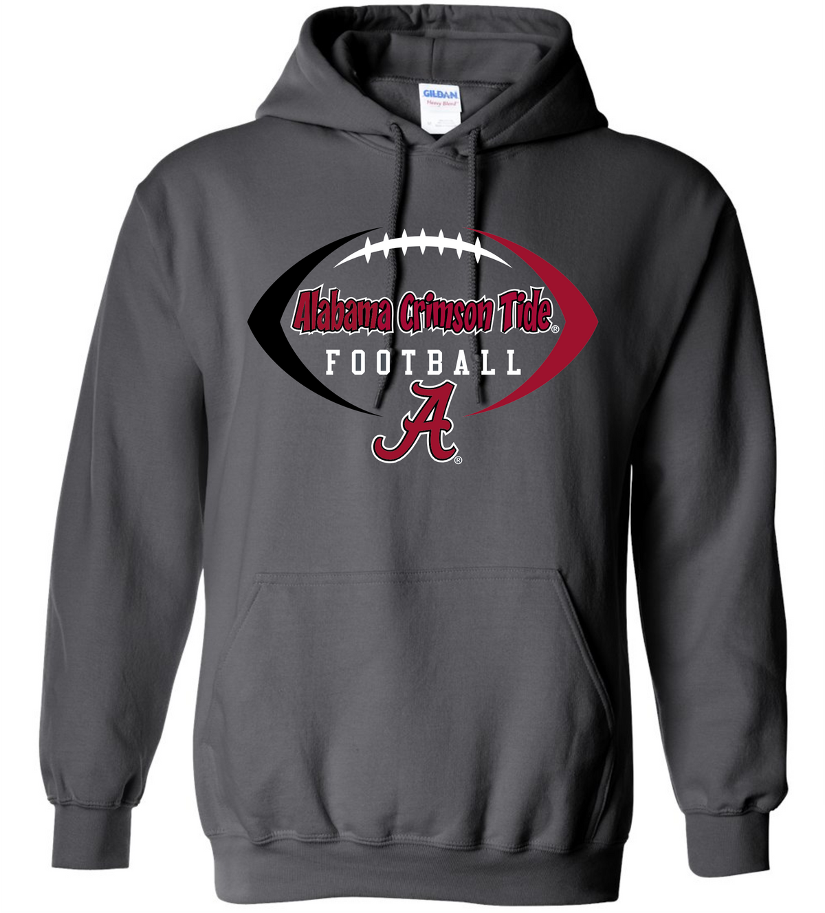 ALABANA CRIMSON TIDE FOOTBALL HOODED SWEATSHIRT
