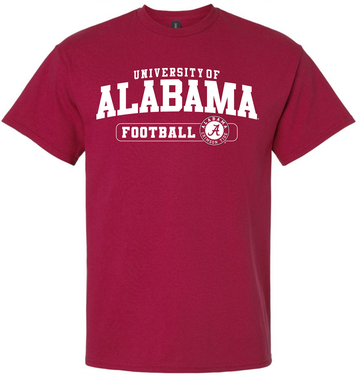 UNIVERSITY OF ALABAMA FOOTBALL SHORT SLEEVE T-SHIRT