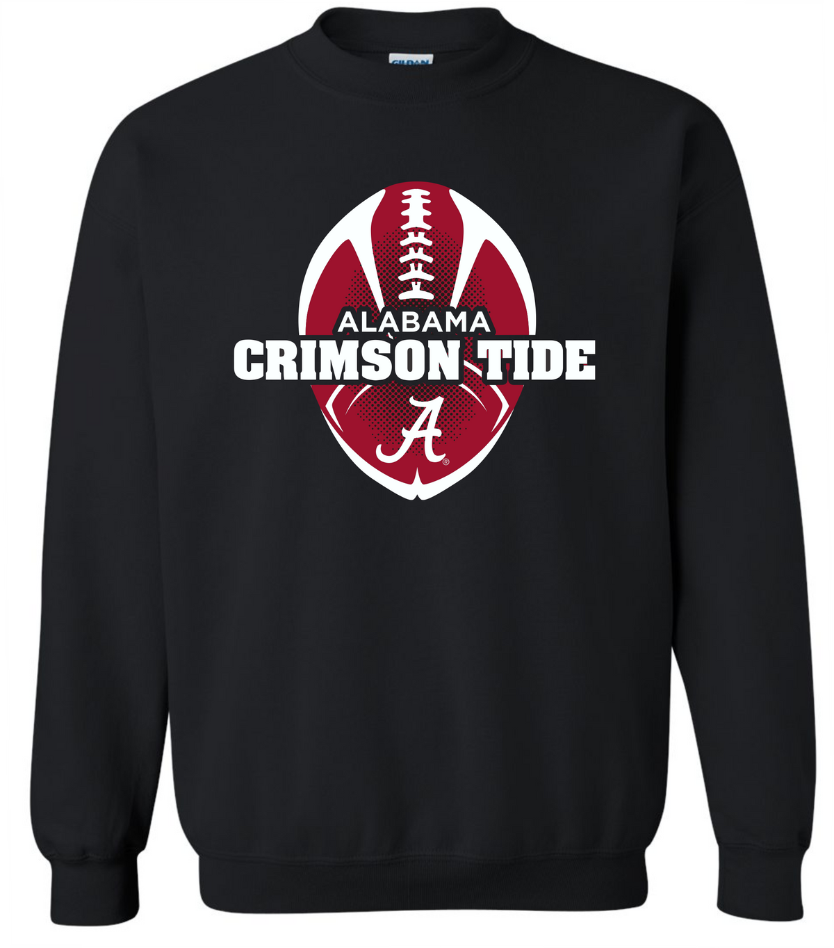 ALABANA CRIMSON TIDE 8B FOOTBALL CREWNECK SWEATSHIRT
