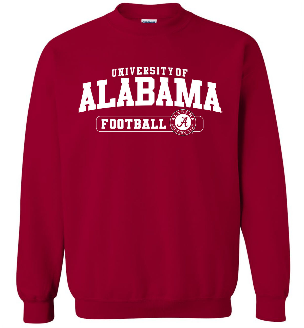 UNIVERSITY OF ALABAMA FOOTBALL CREWNECK SWEATSHIRT